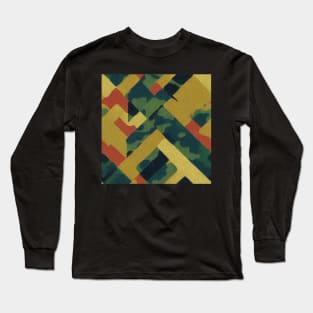 Camouflage Army Pattern, a perfect gift for all soldiers, asg and paintball fans! #17 Long Sleeve T-Shirt